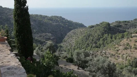 Mountain village Deia Stock Footage 81910330