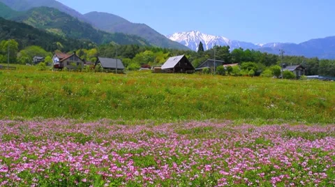 Mountain village. Stock Footage 7765508