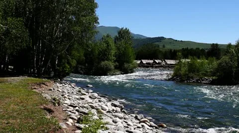 Mountain village Stock Footage 11683144