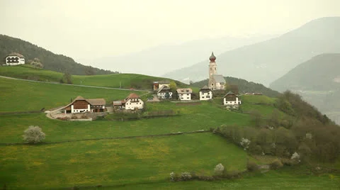 Mountain Village Stock Footage 24582556