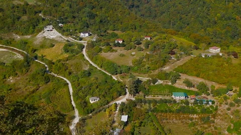 Mountain Village Stock Footage 58164119