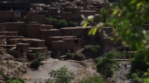 Mountain Village in Morocco Video stock 52933715