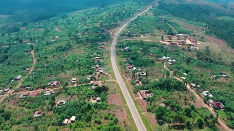 MOUNTAIN VILLEG Stock Footage 198408243