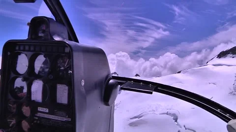 Mountain vision by helicopter Stock Footage 56663903