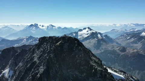 Mountain vista, Drone shot Stock Footage 289575404