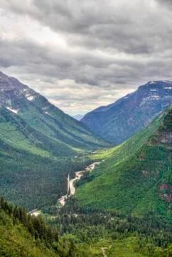Mountain vista Foto stock