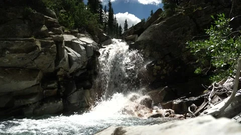 Mountain Water Fall Stock Footage 146227150