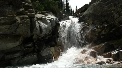 Mountain Water Fall Stock Footage 146229819