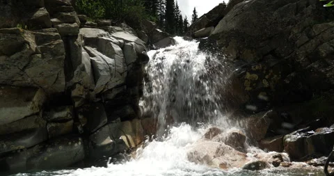 Mountain Water Fall Stock Footage 146230358