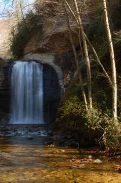 Mountain water fall Stock Photos