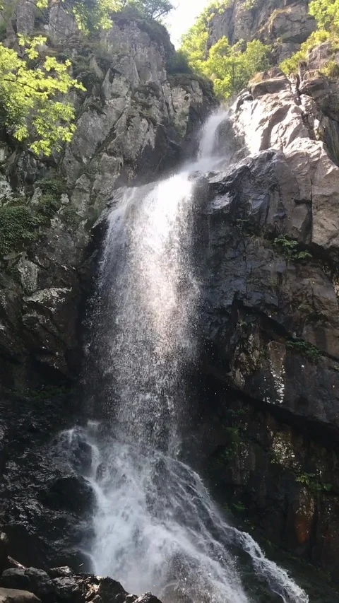 Mountain waterfall 04 動画素材 122443626