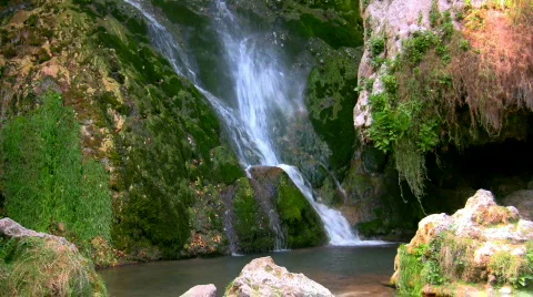 Mountain Waterfall 2 Stock Footage 280293