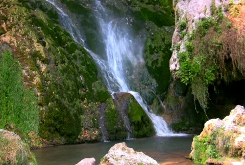 Mountain Waterfall 2 NTSC HD &amp; PAL Available Stock Footage 300046