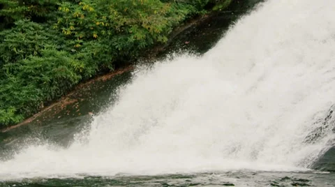 Mountain waterfall 6 Stock Footage 32064490