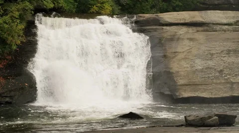 Mountain waterfall 8 Stock Footage 32070435