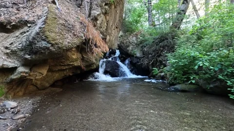 Mountain waterfall - 90 Stock Footage 198081220