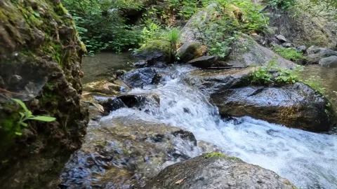 Mountain waterfall - 91 Stock Footage 198081223