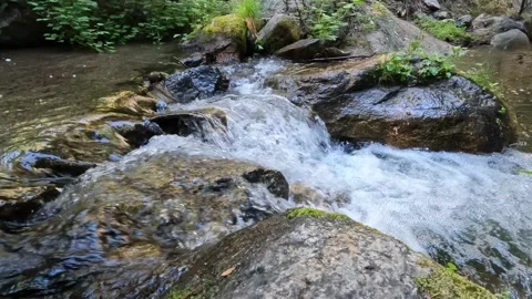 Mountain waterfall - 93 Stock Footage 198081222
