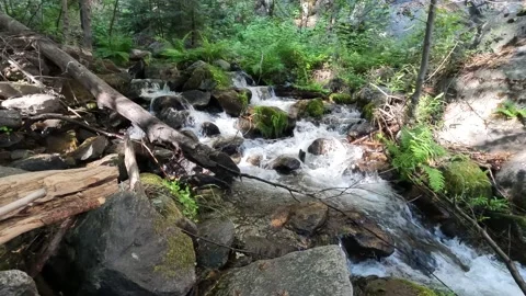 Mountain waterfall - 95 Stock Footage 198081262