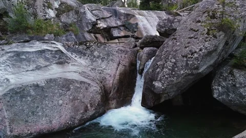 Mountain Waterfall Cascade in Slovakia Видео 331214168