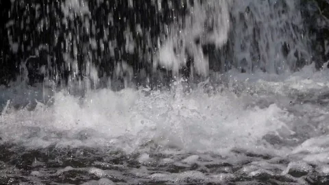 Mountain waterfall in close up Stock Footage 108117024