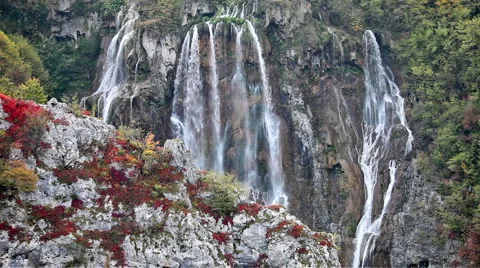 Mountain Waterfall Видео 906082
