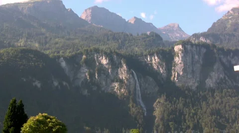 Mountain Waterfall Video stock 1013244