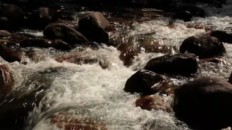 Mountain waterfall Stock Footage 41659571