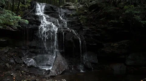 Mountain waterfall Video stock 68351076