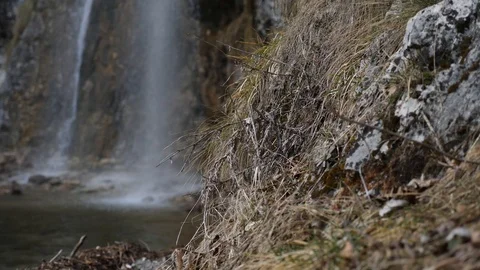 Mountain waterfall Video stock 87862033