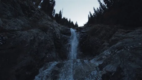 Mountain waterfall Video stock 95541600