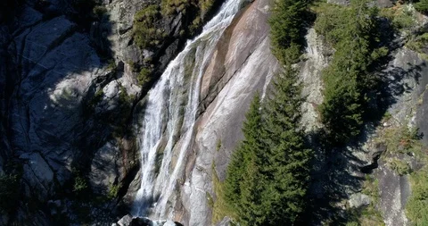 Mountain waterfall Stock Footage 95938249