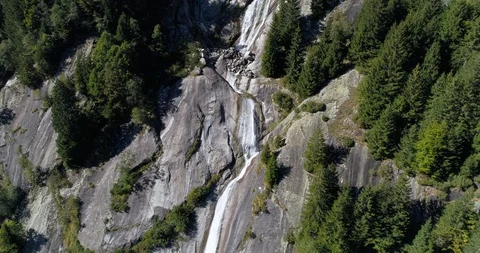 Mountain waterfall Stock Footage 95938359