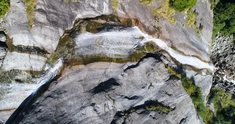 Mountain waterfall Stock Footage 95938946