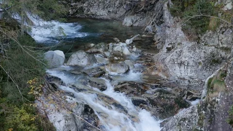 Mountain waterfall Video stock 129759015