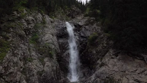 Mountain waterfall Stock Footage 138865878