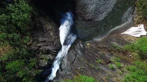 Mountain waterfall Stock Footage 146450905