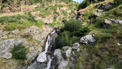 Mountain waterfall Stock Footage 311872766