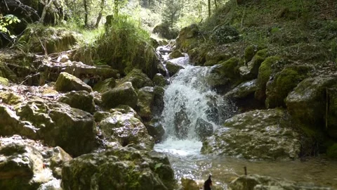 Mountain waterfall nature Stock-Footage 274414613