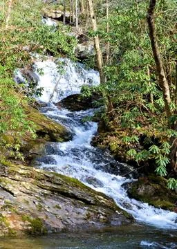 Mountain Waterfall 写真素材