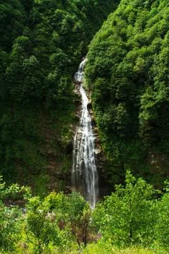 Mountain waterfall Stock Photos