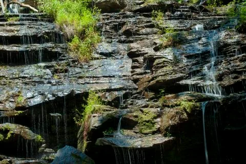 Mountain waterfall Stock Photos