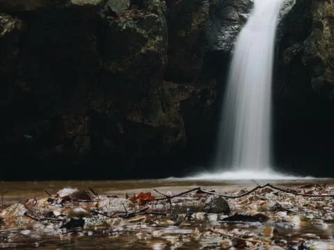 Mountain Waterfall Stock Photos