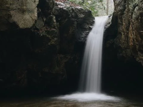 Mountain Waterfall Stock Photos