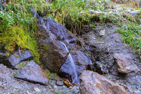 Mountain waterfall Stock Photos