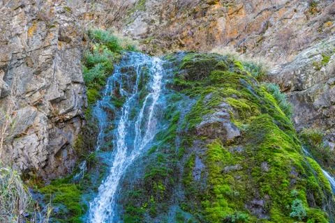 Mountain waterfall Stock Photos