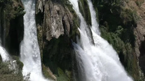 Mountain waterfall view Stock-Footage 268898410