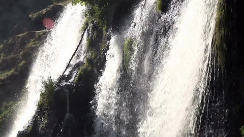 Mountain Waterfall, Wild Scenery Stockbeeldmateriaal 91891791