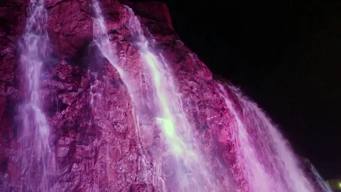 Mountain Waterfalls Stock Footage 83336244