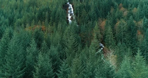 Mountain Waterfalls Stock Footage 91381160